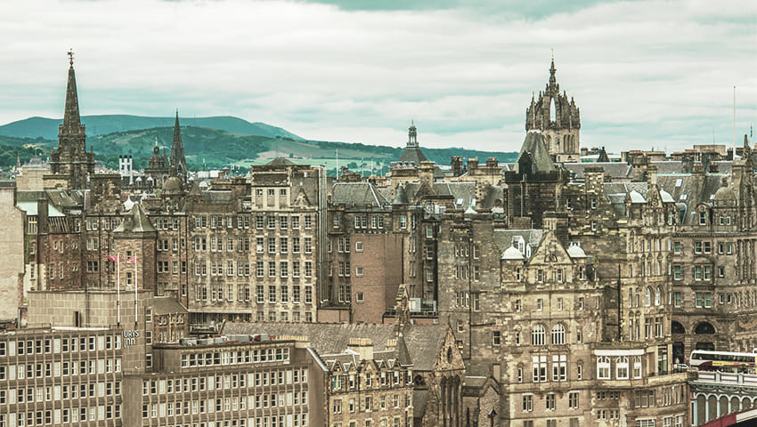 Edinburgh. Panoramic view
